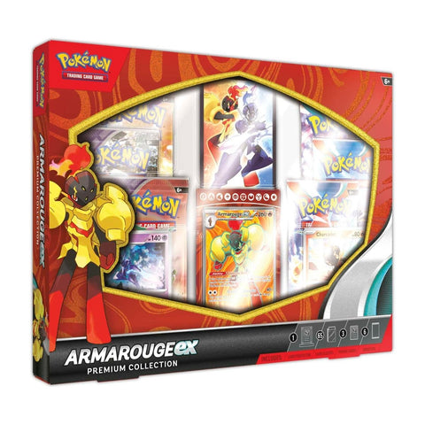 Pokémon TCG Scarlet & Violet - Armarouge EX Premium Collection Box - Case of 6