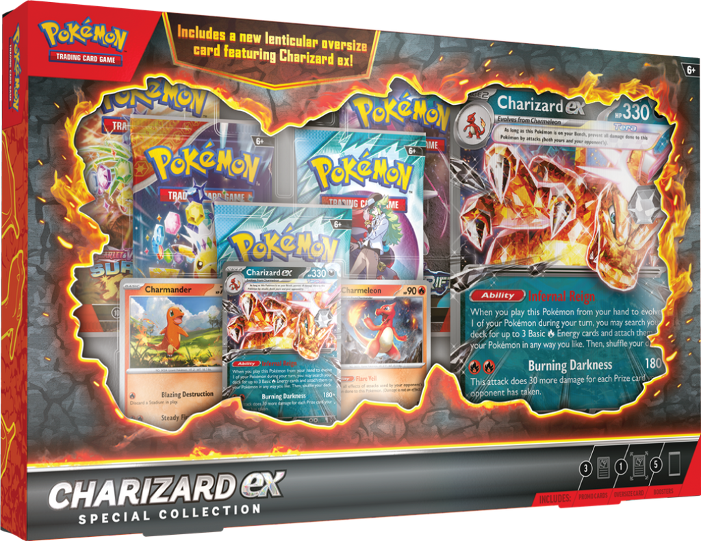 charizard pokemon card scarlet and violet Pokémon TCG Scarlet & Violet - Charizard ex Special Collection Box