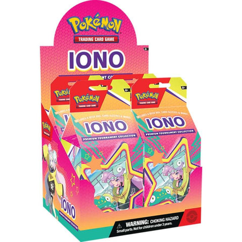 Pokémon TCG Scarlet & Violet - Iono Premium Tournament Collection - Display of 4