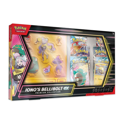 Pokémon TCG Scarlet & Violet - Iono’s Bellibolt Ex Premium Collection - Case of 6