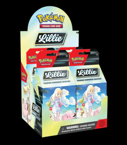 Pokémon TCG Scarlet & Violet - Lillie Premium Tournament Collection - Display of 4