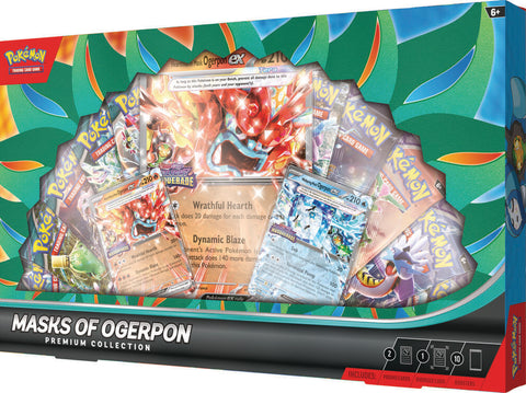 Pokémon TCG Scarlet & Violet - Masks of Ogerpon Premium Collection Box