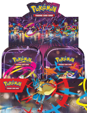 Pokémon TCG Mega Evolution - Mega Heroes Mini Tin - Display of 10