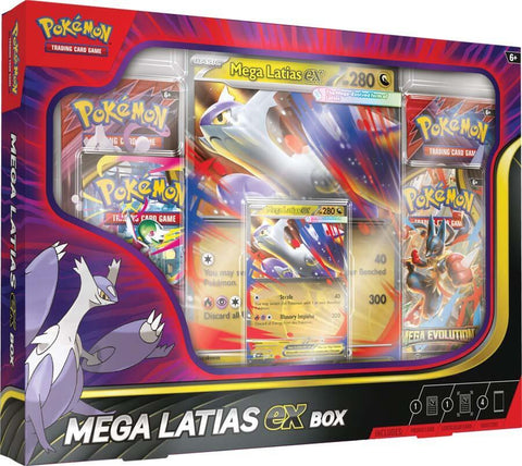 Pokémon TCG Mega Evolution - Mega Latias Ex Box - Case of 6