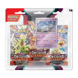 Pokémon TCG Scarlet & Violet - Obsidian Flames 3 Pack Blister - Case of 24