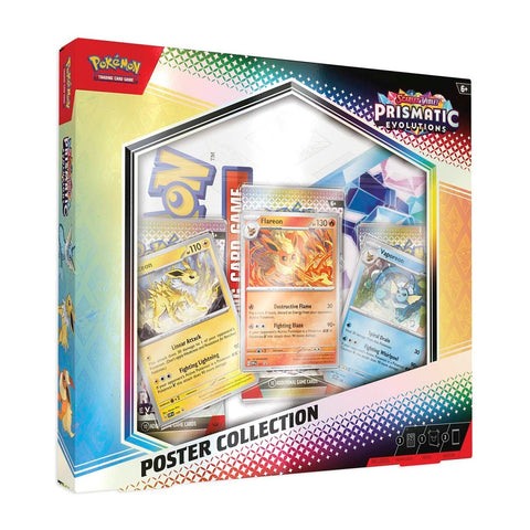 Pokémon TCG Scarlet & Violet - Prismatic Evolutions Poster Collection Box