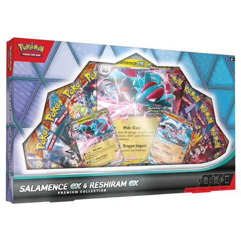 Pokémon TCG Mega Evolution - Salamence & Reshiram ex Premium Collection Box