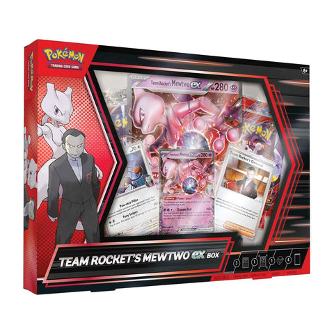Pokémon TCG Scarlet & Violet - Team Rocket's Mewtwo Ex Collection Box