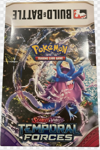 Pokémon TCG Scarlet & Violet - Temporal Forces Build & Battle Box - Display of 10