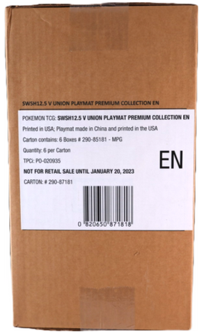 Pokémon TCG Sword & Shield Crown Zenith Morpeko V-UNION Premium Playmat Collection Box - Case of 6 Boxes