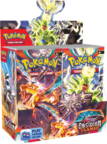 Pokémon TCG Scarlet & Violet Obsidian Flames Booster Box - Case of 6 Boxes